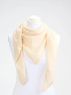 Konstantin Starke – Dreieckstuch aus Cashmere cremefarben