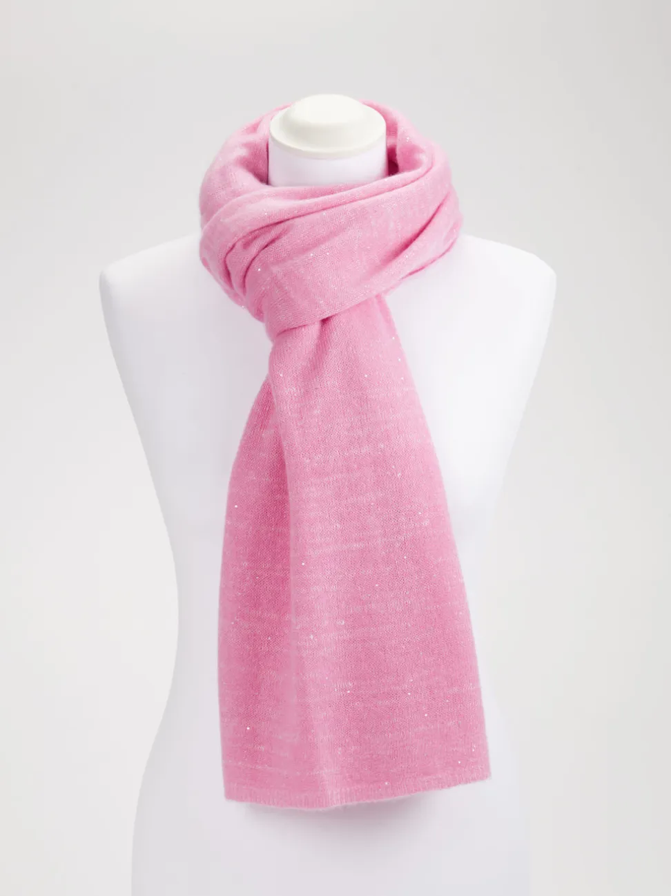 Konstantin Starke – Feinstrickschal aus Textil in Rosa