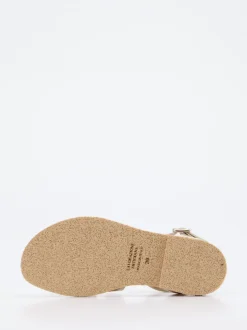 Konstantin Starke – Fischersandalen aus Kalbleder Beige