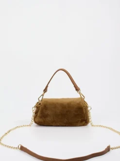 Konstantin Starke – Handtasche aus Fell Karamellbraun