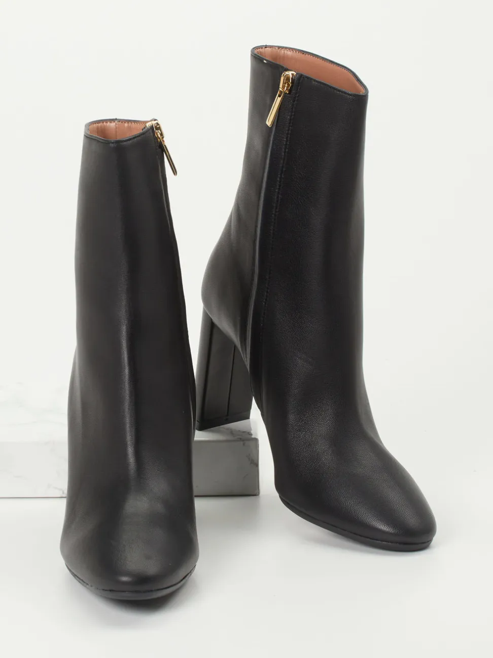 Konstantin Starke – High Heel Boot aus Lammleder schwarz
