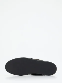 Konstantin Starke – High-Top Sneaker aus Veloursleder Dunkelbraun