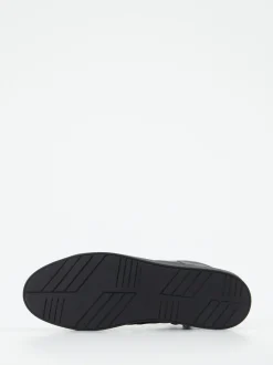 Konstantin Starke – High-Top Sneaker aus Lammleder schwarz
