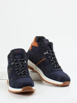 Konstantin Starke – High-Top Sneaker aus Veloursleder