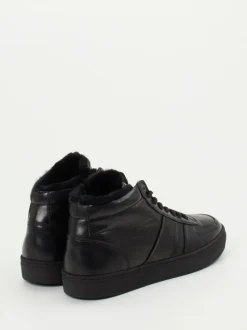 Konstantin Starke – High-Top-Sneaker aus Ziegenleder schwarz