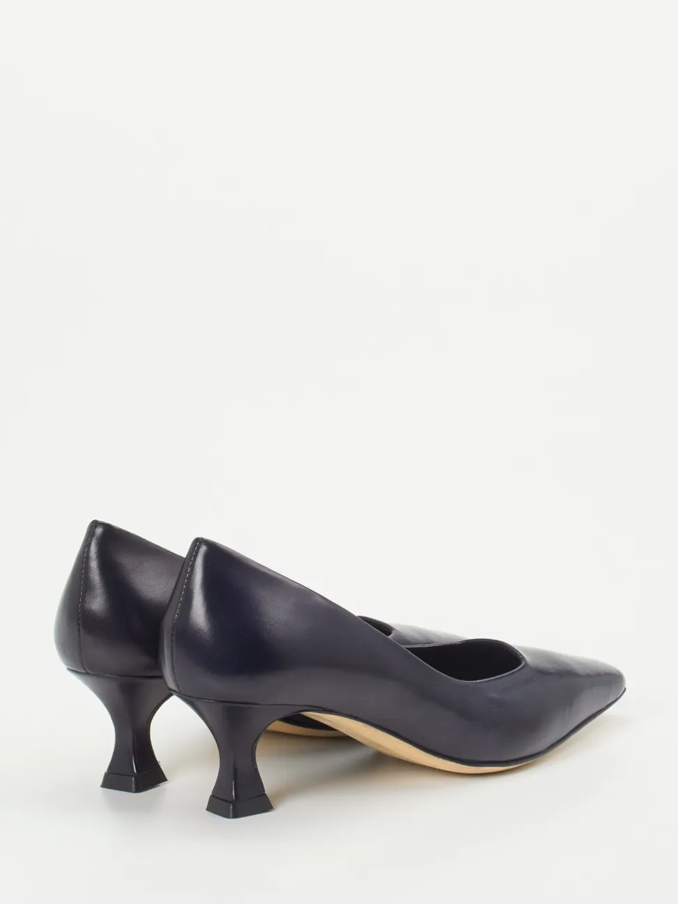Konstantin Starke – Kitten Heels aus Lammleder in Blau
