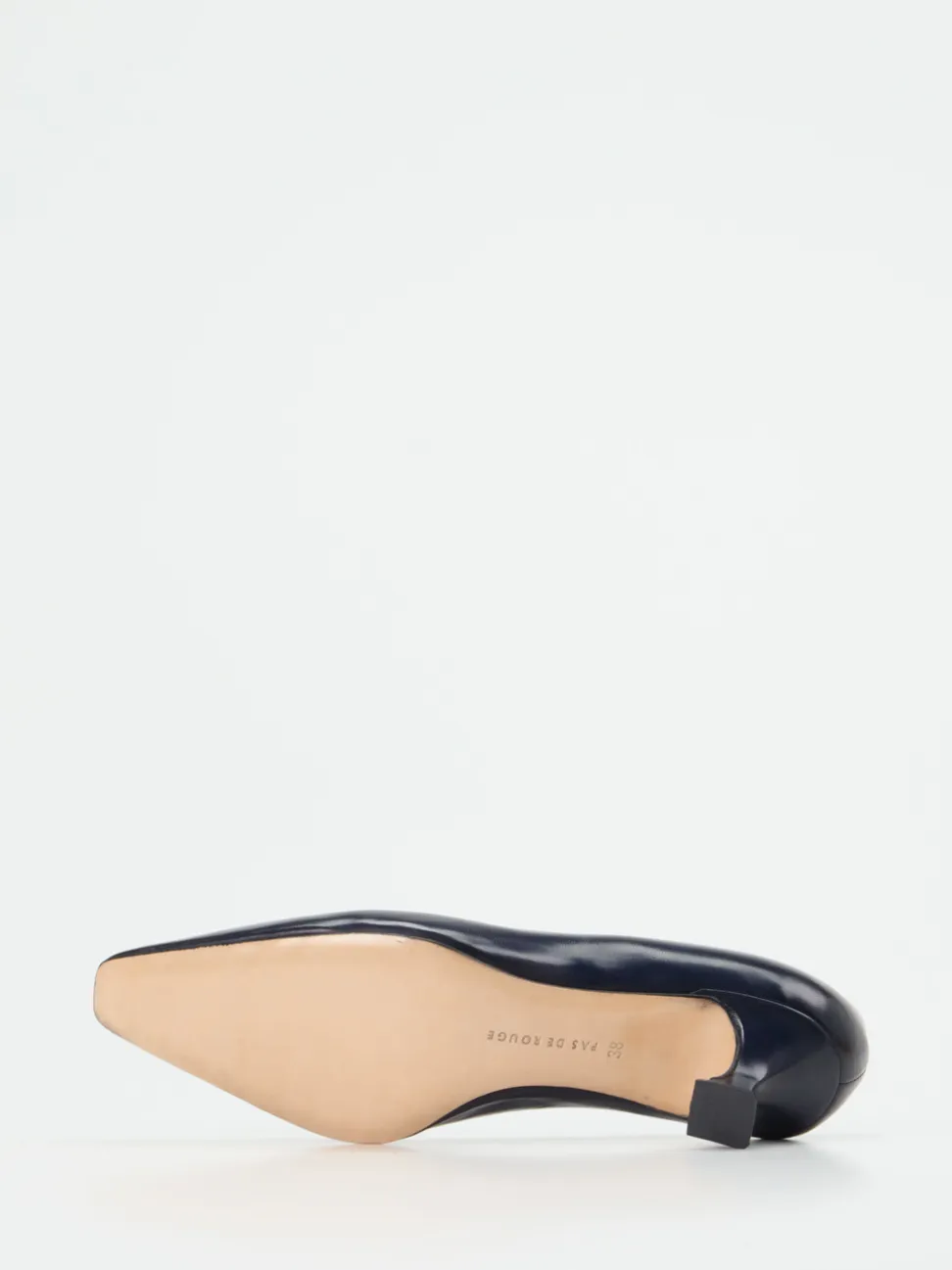 Konstantin Starke – Kitten Heels aus Lammleder in Blau