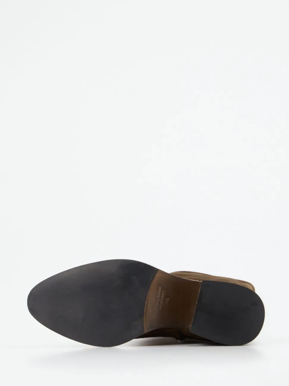 Konstantin Starke – Kniestiefel aus Veloursleder braun