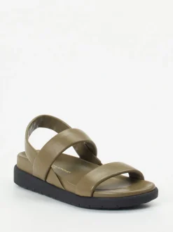 Konstantin Starke – Komfortsandalen aus Kalbleder grün