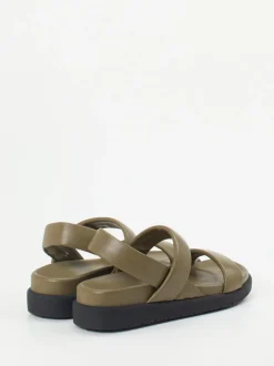 Konstantin Starke – Komfortsandalen aus Kalbleder grün