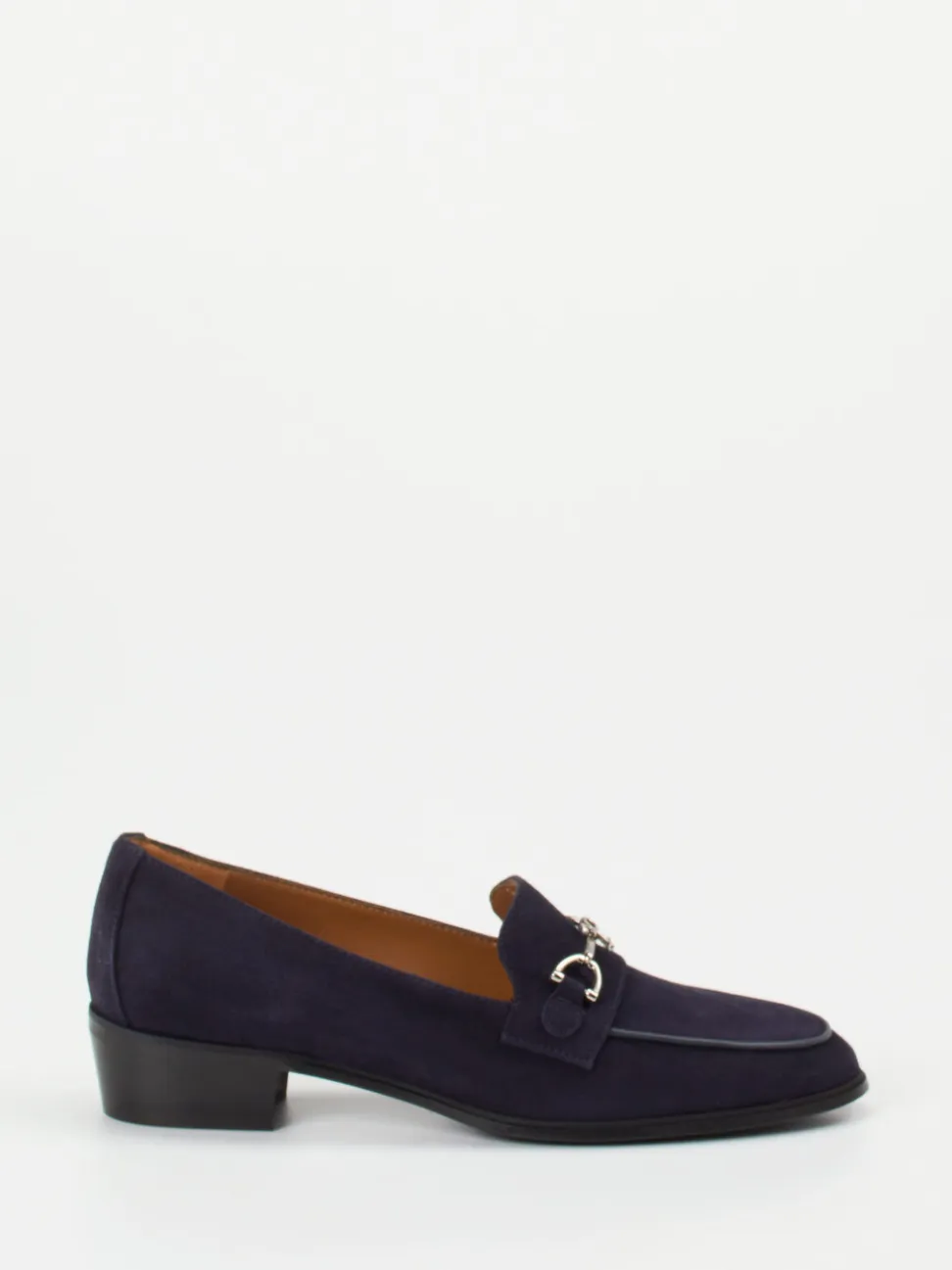 Konstantin Starke – Loafer aus Veloursleder Dunkelblau