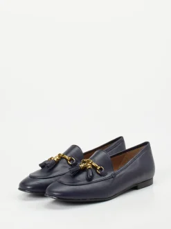 Konstantin Starke – Loafer aus Lammleder Dunkelblau