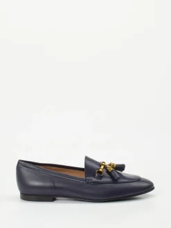 Konstantin Starke – Loafer aus Lammleder Dunkelblau
