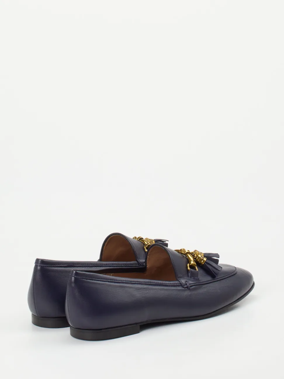 Konstantin Starke – Loafer aus Lammleder Dunkelblau