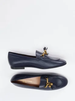 Konstantin Starke – Loafer aus Lammleder Dunkelblau