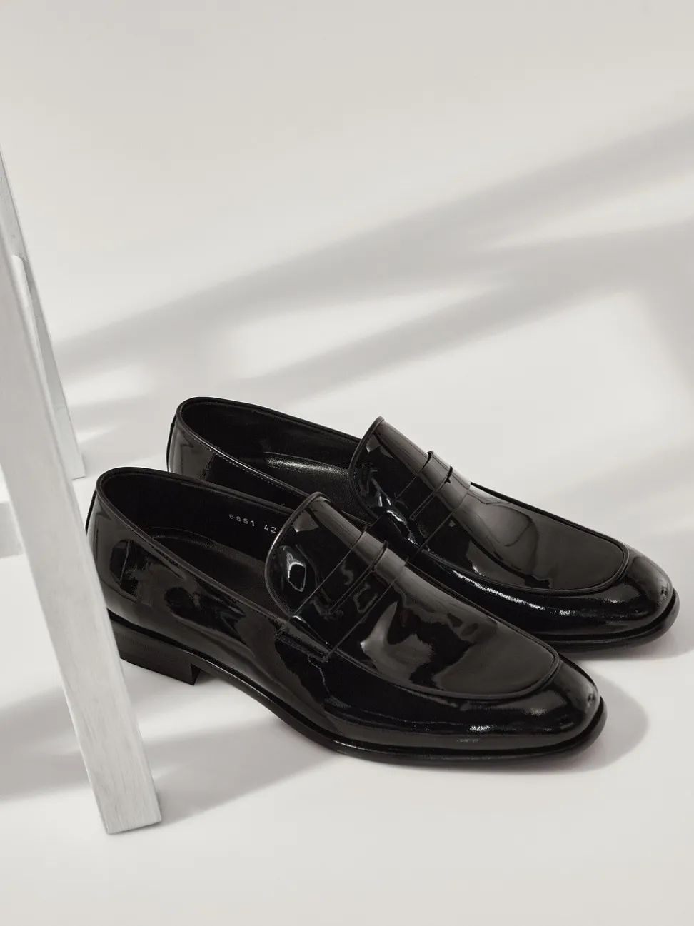 Konstantin Starke – Loafer aus Lackleder Schwarz