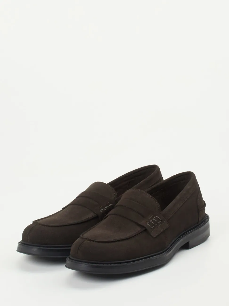 Konstantin Starke – Loafer aus Veloursleder Dunkelbraun