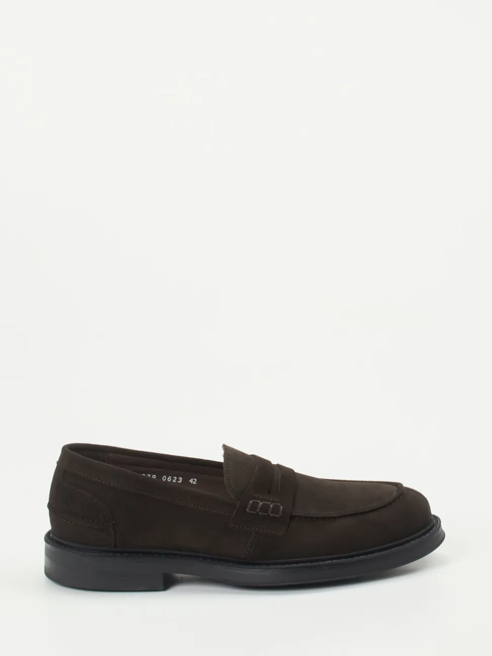 Konstantin Starke – Loafer aus Veloursleder Dunkelbraun