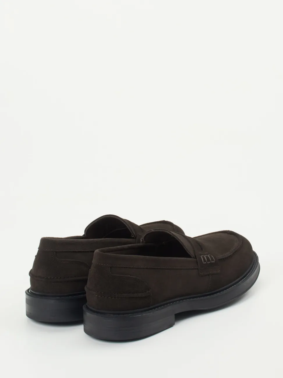 Konstantin Starke – Loafer aus Veloursleder Dunkelbraun