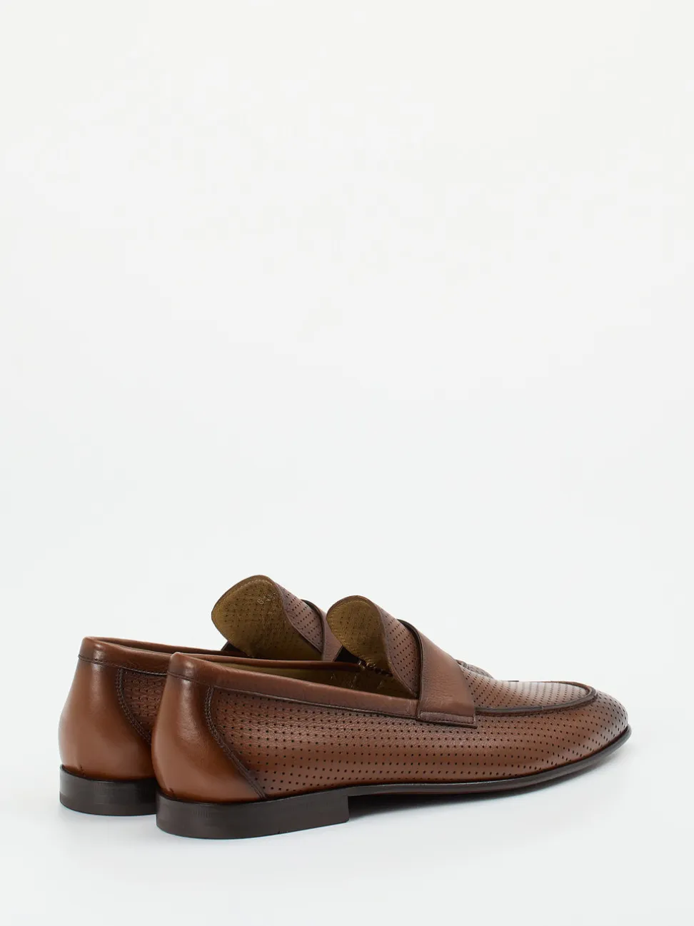 Konstantin Starke – Loafer aus geprägtem Leder braun