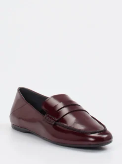 Konstantin Starke – Loafer aus Hochglanzleder Bordeaux
