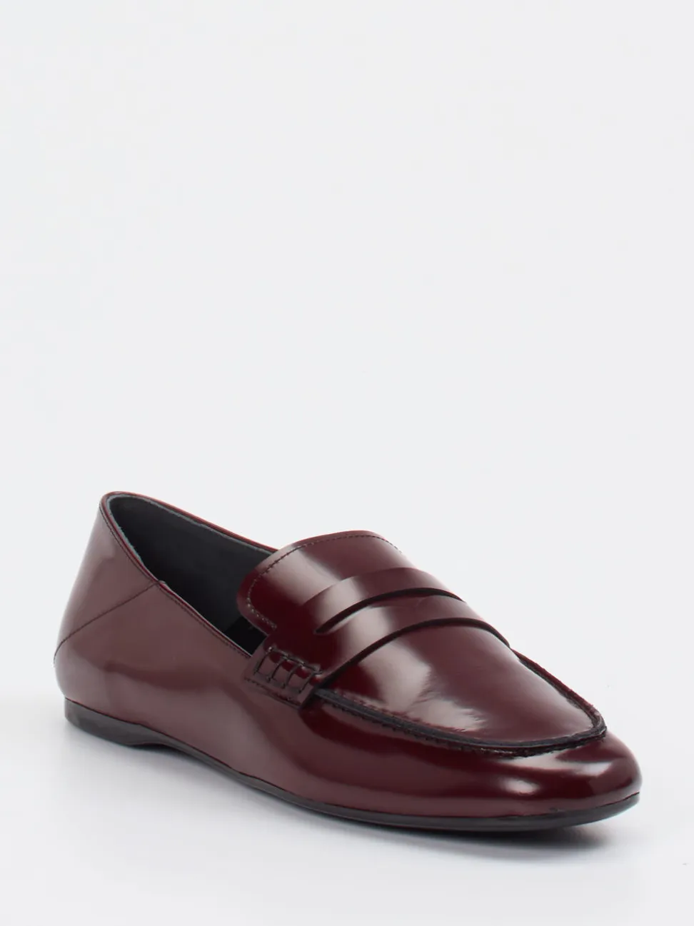 Konstantin Starke – Loafer aus Hochglanzleder Bordeaux