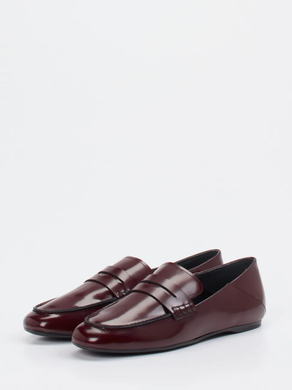 Konstantin Starke – Loafer aus Hochglanzleder Bordeaux