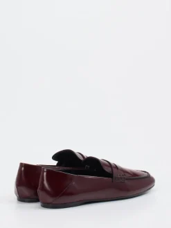 Konstantin Starke – Loafer aus Hochglanzleder Bordeaux