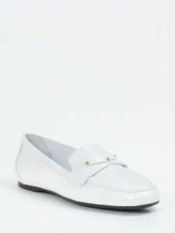 Konstantin Starke – Loafer aus Lackleder Weiß