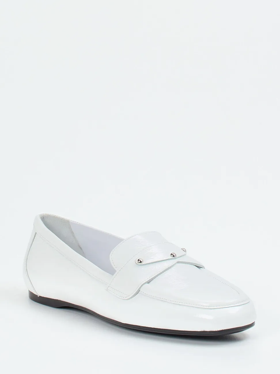Konstantin Starke – Loafer aus Lackleder Weiß