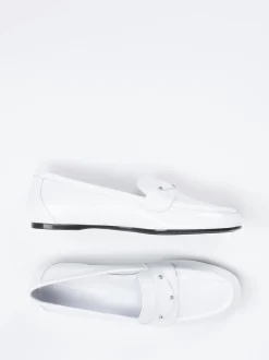 Konstantin Starke – Loafer aus Lackleder Weiß