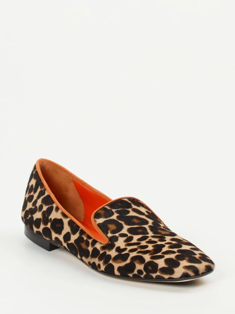 Konstantin Starke – Loafer aus Ponyfell mit Leopardenprint