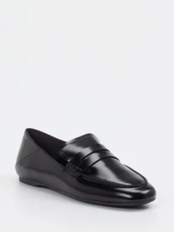 Konstantin Starke – Loafer aus Hochglanzleder schwarz
