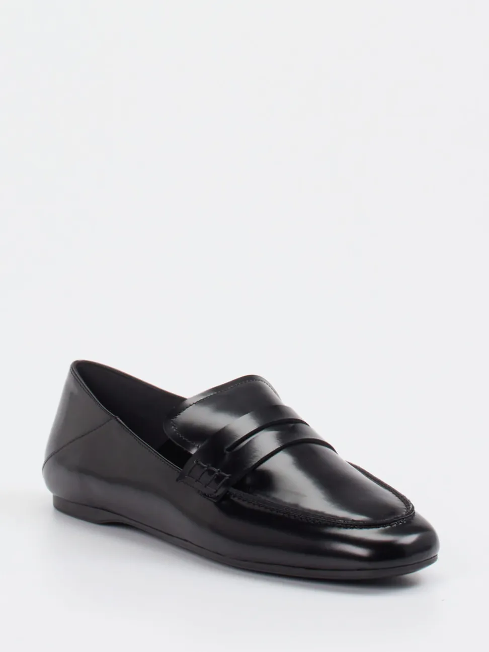 Konstantin Starke – Loafer aus Hochglanzleder schwarz
