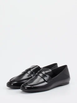 Konstantin Starke – Loafer aus Hochglanzleder schwarz