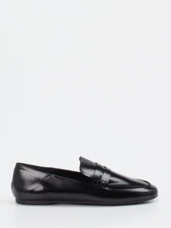Konstantin Starke – Loafer aus Hochglanzleder schwarz