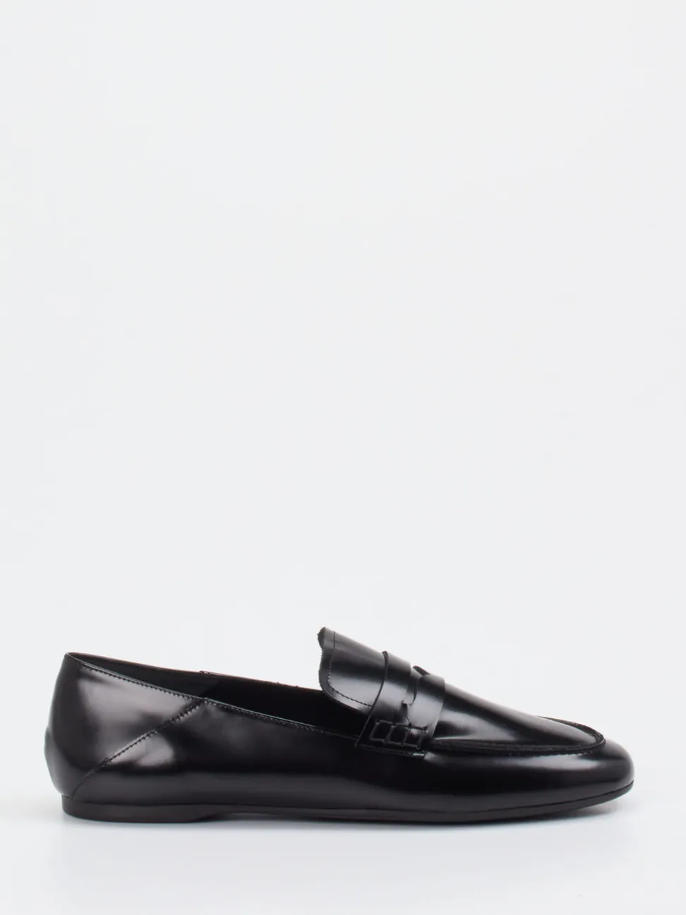 Konstantin Starke – Loafer aus Hochglanzleder schwarz