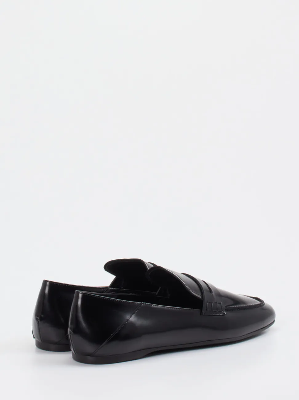 Konstantin Starke – Loafer aus Hochglanzleder schwarz