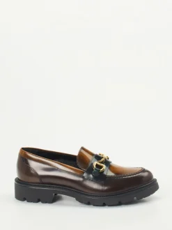 Konstantin Starke – Loafer aus Hochglanzleder Braun