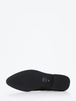 Konstantin Starke – Loafer aus Lackleder mit Schlangenprägung