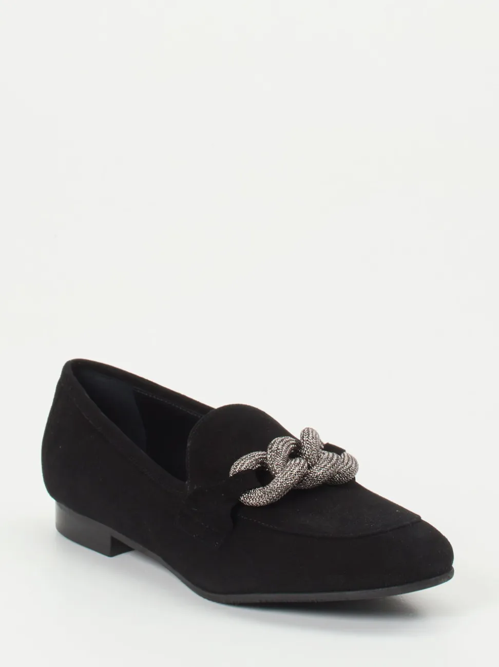 Konstantin Starke – Loafer aus Veloursleder Schwarz