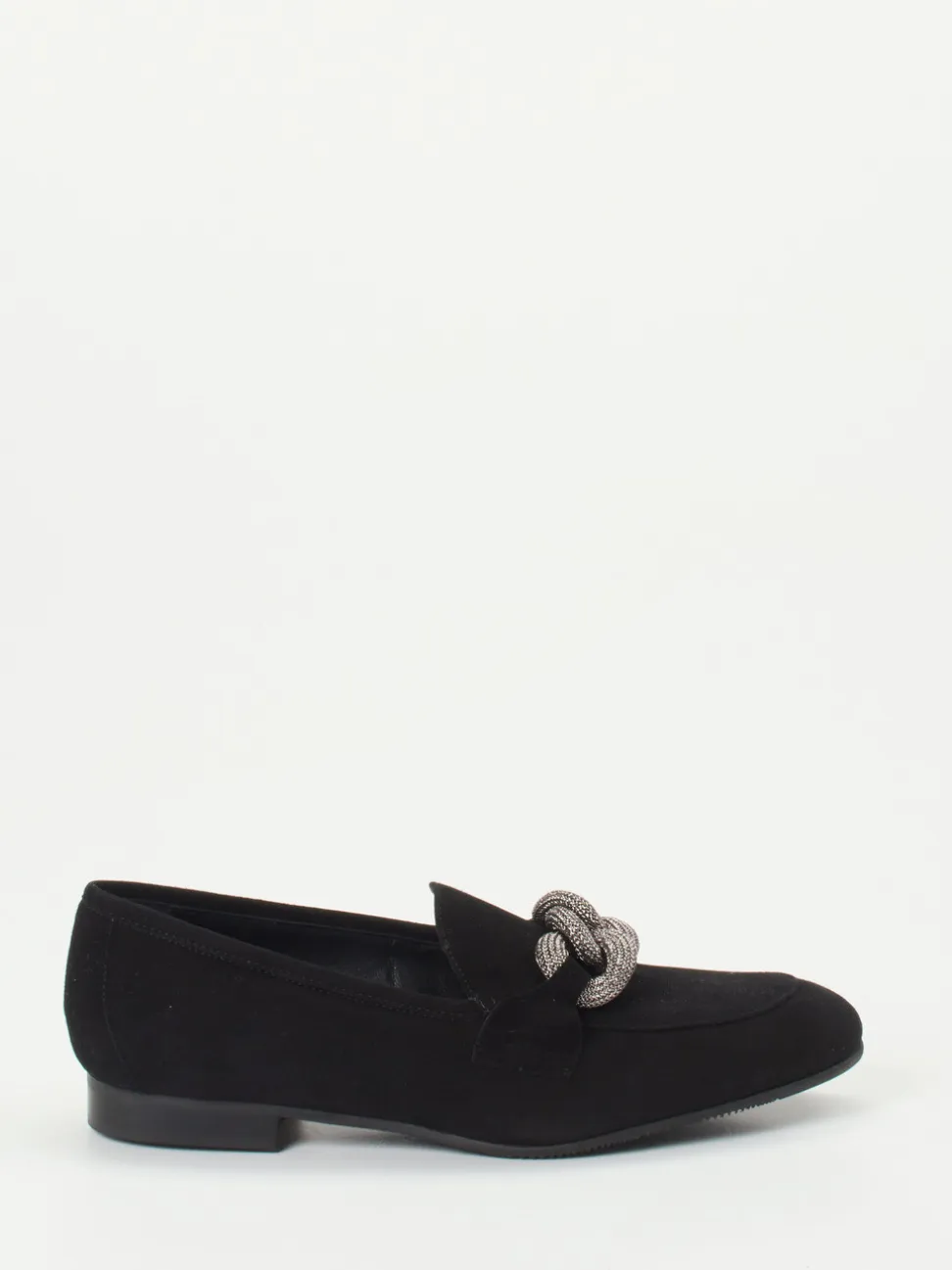 Konstantin Starke – Loafer aus Veloursleder Schwarz