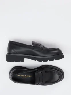 Konstantin Starke – Loafer aus Kalbleder schwarz