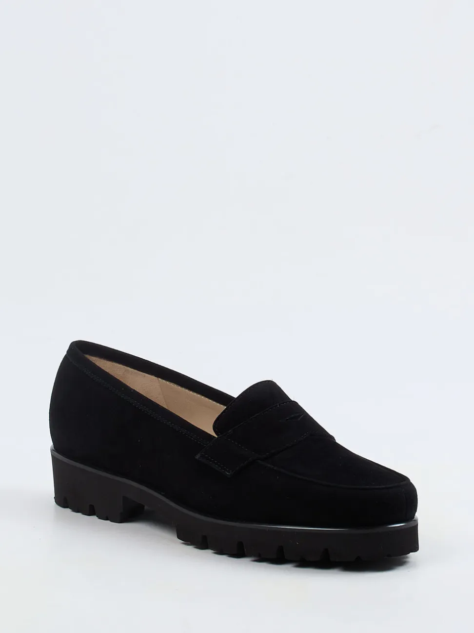 Konstantin Starke – Loafer aus Veloursleder Schwarz