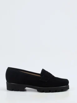 Konstantin Starke – Loafer aus Veloursleder Schwarz