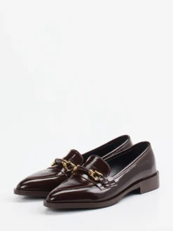 Konstantin Starke – Loafer aus Hochglanzleder Dunkelbraun