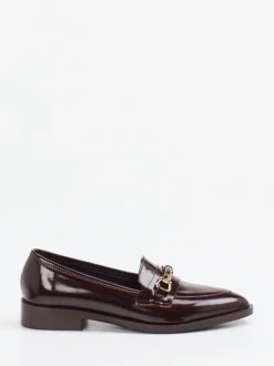 Konstantin Starke – Loafer aus Hochglanzleder Dunkelbraun