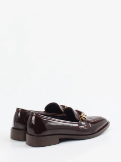 Konstantin Starke – Loafer aus Hochglanzleder Dunkelbraun