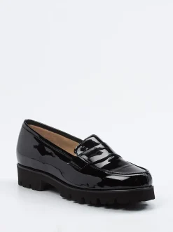 Konstantin Starke – Loafer aus Lackleder Schwarz