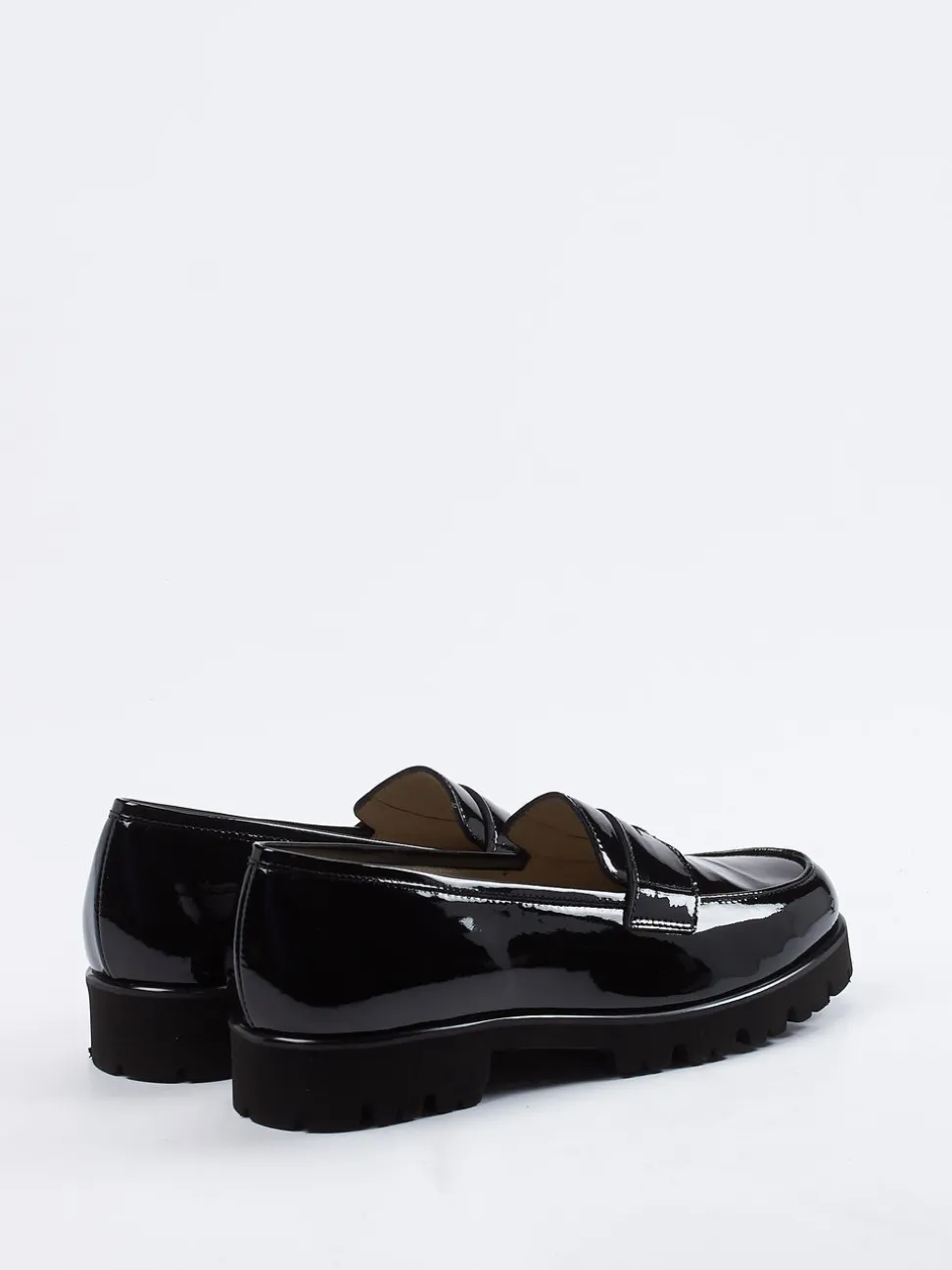 Konstantin Starke – Loafer aus Lackleder Schwarz